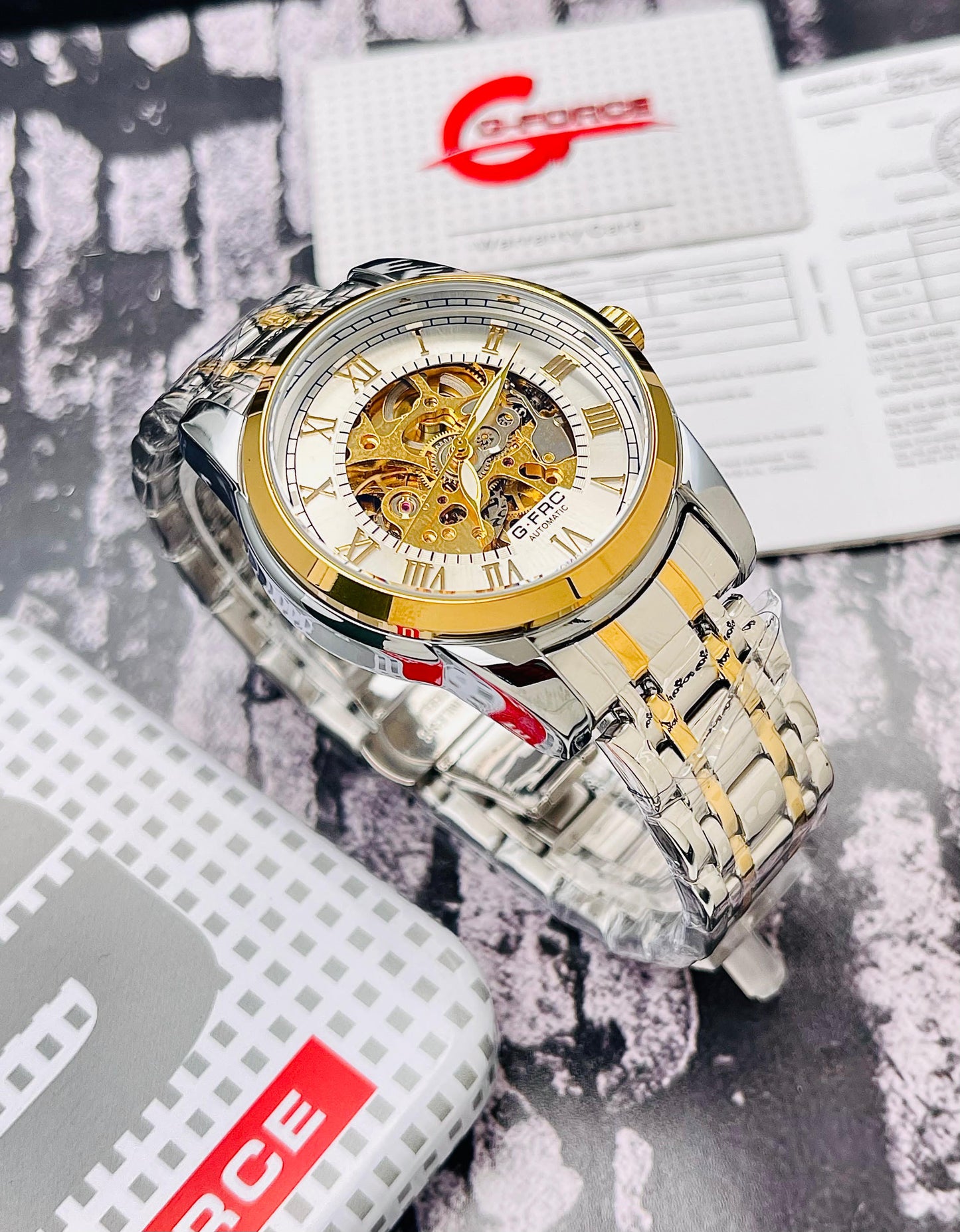 ⌚ Reloj G Force Automatic Romanos – Elegancia Mecánica en Movimiento