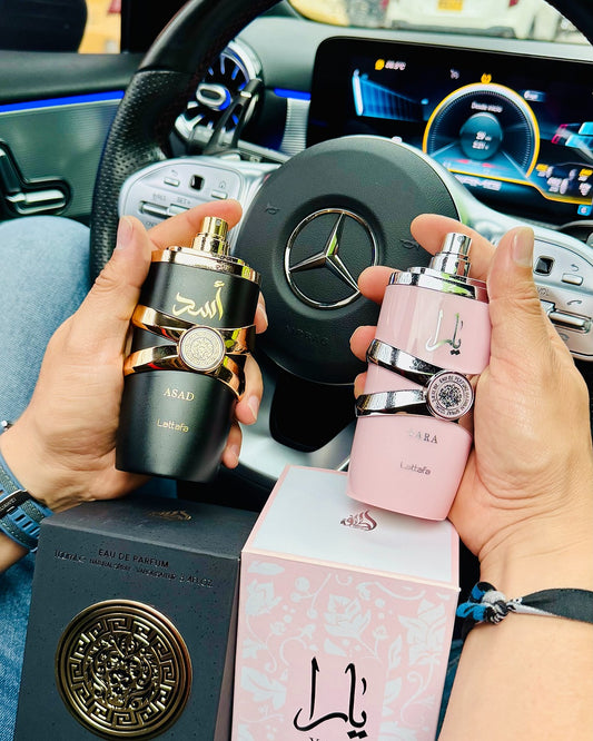 💫 Set Especial Lattafa – Fragancia para Él y para Ella 💫